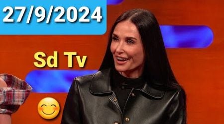 Graham Norton Show 27/9/2024 Demi Moore, Lady Gaga, Colin Farrell, Richard Ayoade, Jack Savoretti