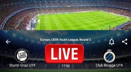 LIVE: Sturm Graz U19 VS Club Brugge U19 Europe,UEFA Youth League: