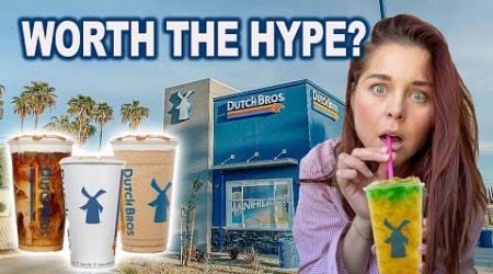 First Time Trying DUTCH BROS Drive Thru | VIRAL Reaction 2024