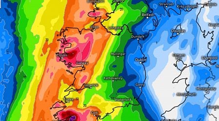 'Dangerous' Met Eireann weather warning as 'heavy & persistent rain' to pummel Ireland amid flood risk for 7 counties