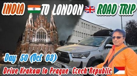 Drive Krakow to Prague Czech Republic | Exploring world war II places in Krakow | Day 50 (Oct 3)