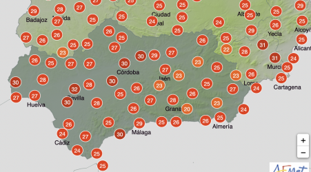 Hot and sunny weekend forecast for southern Spain with highs of 34C before week of plummeting temperatures and rain