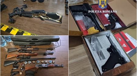 Illegal Weapons Ordered Online in Romania: Over 300 Raids Conducted