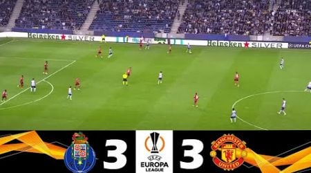 FC Porto vs Manchester United 4-2 | Europa League 2024 | Match Highlights