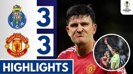 Porto vs Manchester United (3-3) All GOALS &amp; Extended HIGHLIGHTS || Europa League!