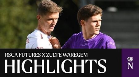 HIGHLIGHTS U23: RSCA Futures - Zulte Waregem | 2024-2025