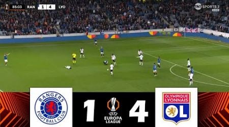 Rangers vs. Olympique Lyonnais [1-4] | UEFA Europa League 2024/25 | Match Highlights!