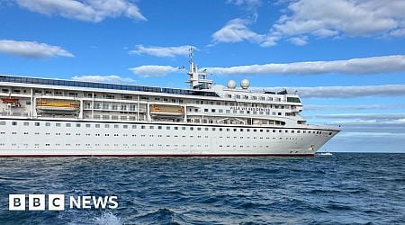 Cruise ship that was stranded in Belfast finally heads off to next destination