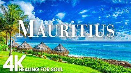 MAURITIUS NATURE in 4K UHD Drone Film + Relaxing Piano Music for Stress Relief, Sleep, Spa,Yoga,Cafe