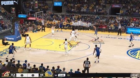 NBA 2K25 - Cleveland Cavaliers vs Golden State Warriors - Gameplay (PS5 UHD) [4K60FPS]