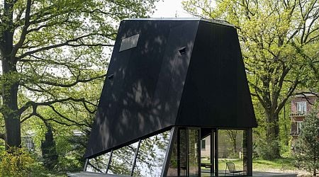 Compact retreat is inspired by F-117 Nighthawk stealth aircraft