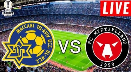 Maccabi Tel Aviv vs Midtjylland Live Score l Europa League 2024/25 | Full Match Streaming