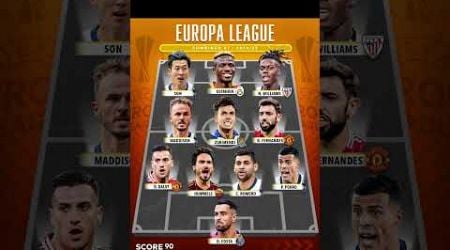 Europa League XI #footballshorts #phonk #ucl