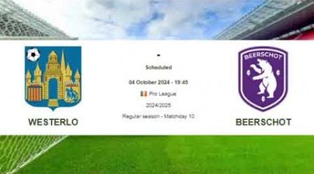 Westerlo Beerschot prediction