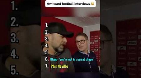 Awkward Football Interviews