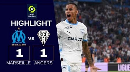 olympique marseille vs angers 1-1 highlights &amp; goals 2024