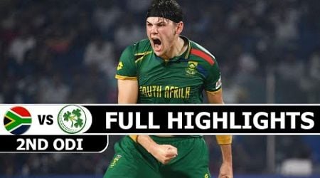 SOUTH AFRICA VS IRELAND FULL HIGHLIGHTS 2ND ODI MATCH 2024 | SA VS IRE