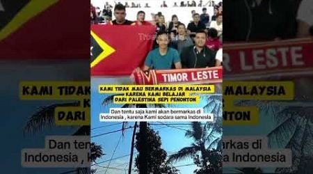 Timor Leste tolak tawaran, pakai stadion Malaysia jadi kandang mereka #timnasindonesia #football