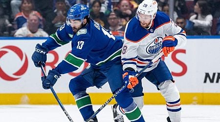 Bains makes case as full-time Canucks player in pre-season win vs. Oilers