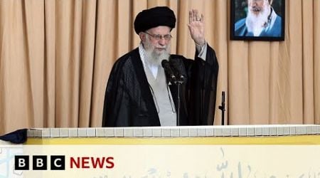 Iran&#39;s supreme leader defends strikes on Israel in rare public speech | BBC News