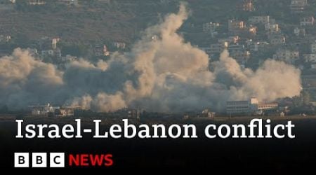 More blasts in Beirut after key route out of Lebanon hit by Israeli strike | BBC News