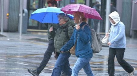 Seven counties under Status Orange and Yellow rain warnings as heavy rain, thunder and flooding possible