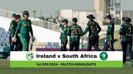 Ireland vs South Africa 1st ODI, 2024 | Match Highlights