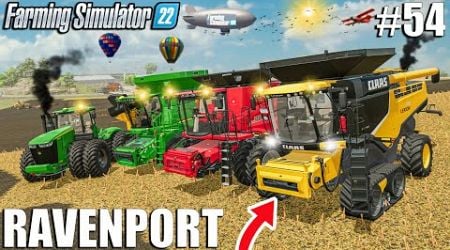 HARVESTING 320.000l of CORN and SOYBEANS | Ravenport #54 | Farming Simulator 22