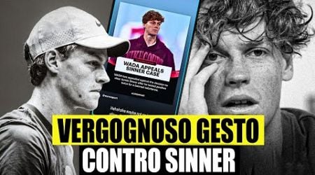 JANNIK SINNER: Dopo la possibile squalifica arriva il vergognoso gesto contro l&#39;Italiano.