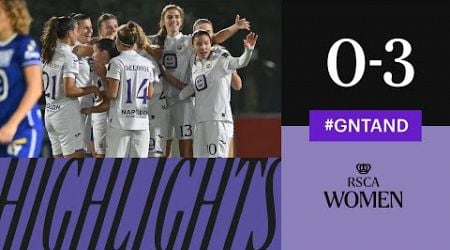 HIGHLIGHTS: KAA Gent - RSCA Women | 2024-2025