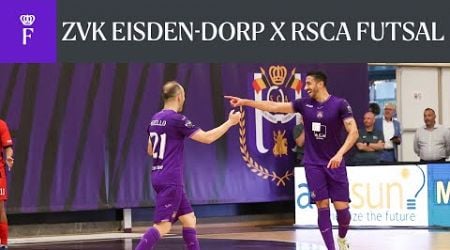 HIGHLIGHTS Belgian Futsal League: ZVK Eisden-Dorp - RSCA Futsal | 2024-2025