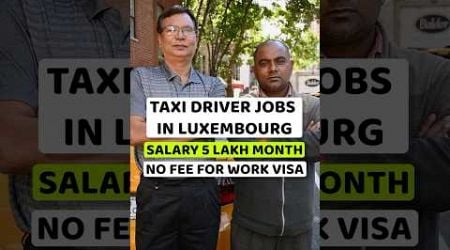 Jobs in Luxembourg for Indians