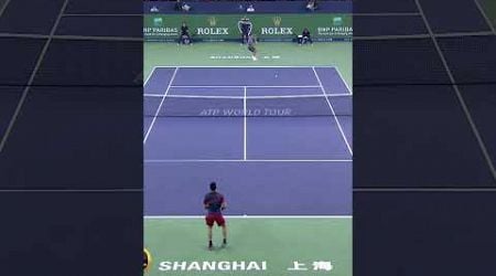 Beautiful point construction #federer #djokovic #shanghai #tennis #shorts