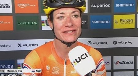 Marianne Vos -Interview at the Finish - NEW UCI GRAVEL WORLD CHAMPION 2024