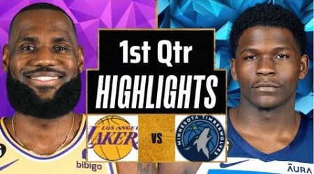 Los Angeles Lakers vs. Minnesota Timberwolves Full Highlights 1st QTR | Oct 4 | 2024 NBA Preseason