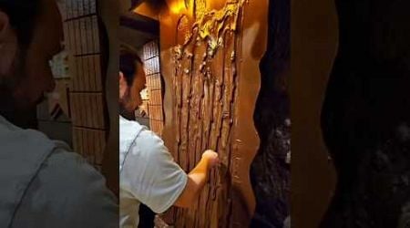 Chocolate Waterfall in Turkey