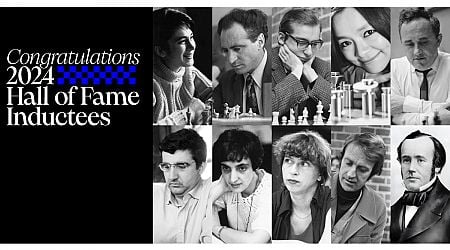 Geller and Kramnik among inductees to the 2024 World Chess Hall of Fame