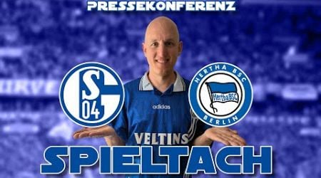 FC Schalke 04 vs. Hertha BSC - Pressekonferenz - Spieltach - Livestream