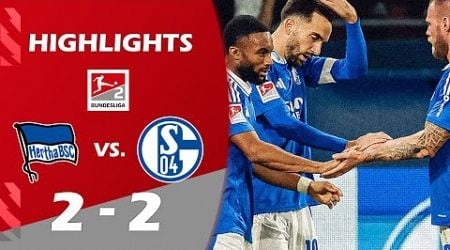 Hertha BSC gegen FC Schalke 04 2:2 Spiel-Highlights Tor | 2. Bundesliga 2024/25