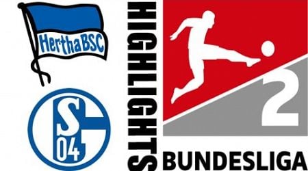 Schalke 04 vs Hertha Berlin 2-2 Highlights | Bundesliga 2 / 24/25