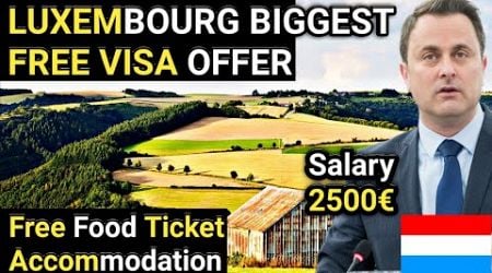 How to Apply Luxembourg Work Visa Online | Luxembourg Country Work Visa | Jobs in Luxembourg