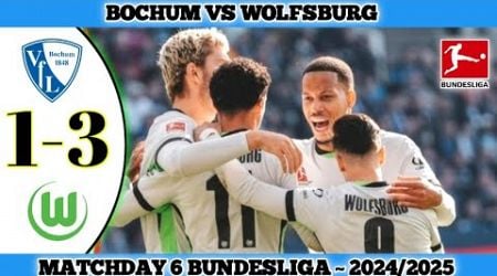 BOCHUM 1 VS 3 WOLFSBURG | Matchday 6 Bundesliga 2024/25