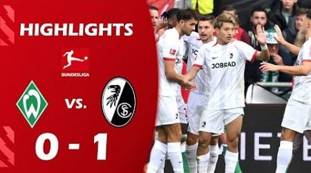 SV Werder Bremen gegen SC Freiburg 0:1 Spiel-Highlights Tor | Bundesliga 2024/25