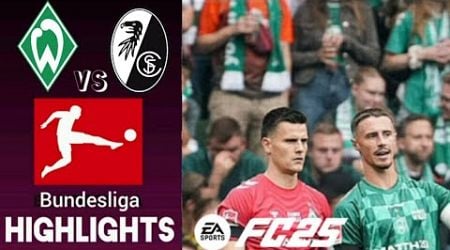 SV Werder Bremen vs SC Freiburg 6.Spieltag Bundesliga Highlights