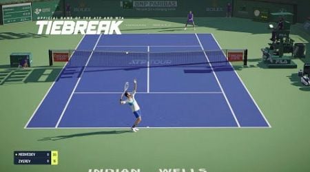 TIEBREAK - Daniil Medvedev Vs Alexander Zverev I Indian Wells Open I TIEBREAKER (PS5)