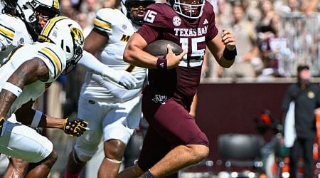 No. 25 Texas A&M manhandles No. 9 Missouri