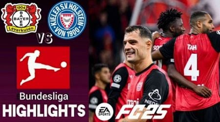 Bayer 04 Leverkusen vs Holstein Kiel 6.Spieltag Bundesliga Highlights