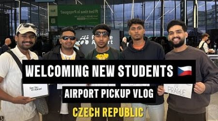 KERALA TO CZECH REPUBLIC | WELCOMING NEW STUDENTS | AIRPORT PICKUP VLOG | CZECH REPUBLIC VLOG