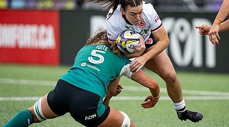 Unbeaten Canada dumps Ireland 21-8 in WXV rugby action