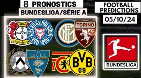 PRONOSTIC FOOT: PRONOSTIC BUNDESLIGA, SERIE A ( Dortmund, Napoli, Union Berlin, Inter Milan )